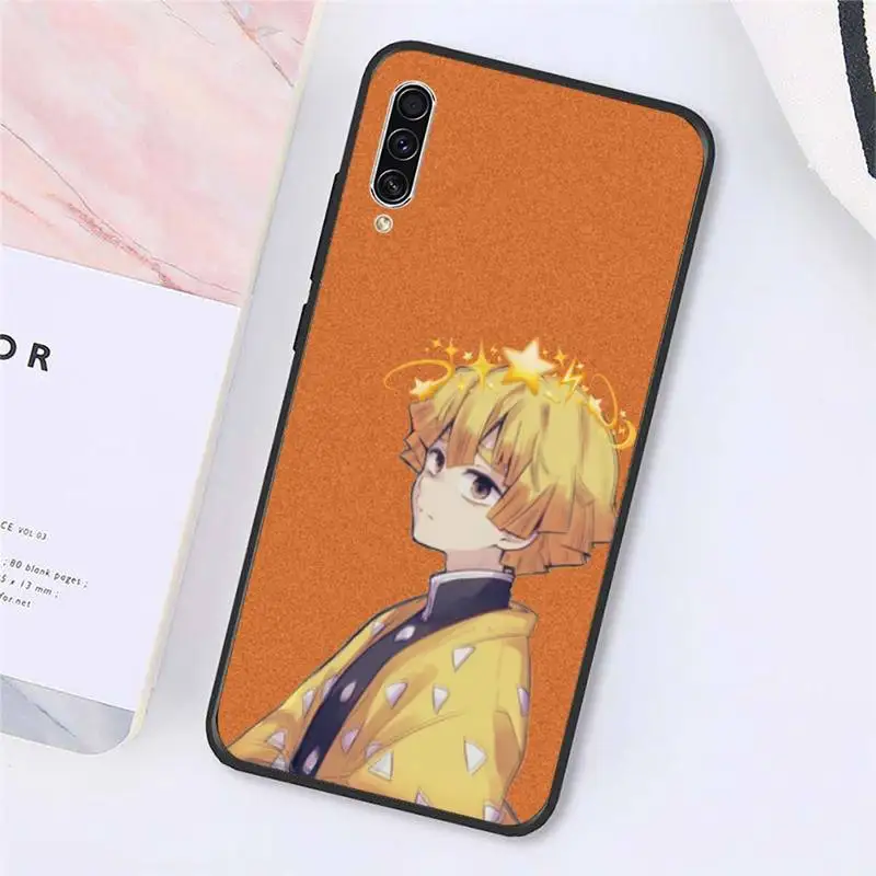 

Agatsuma Zenitsu Demon slayer anime Phone Case For Samsung galaxy A S note 10 7 8 9 20 30 31 40 50 51 70 71 21 s ultra plus