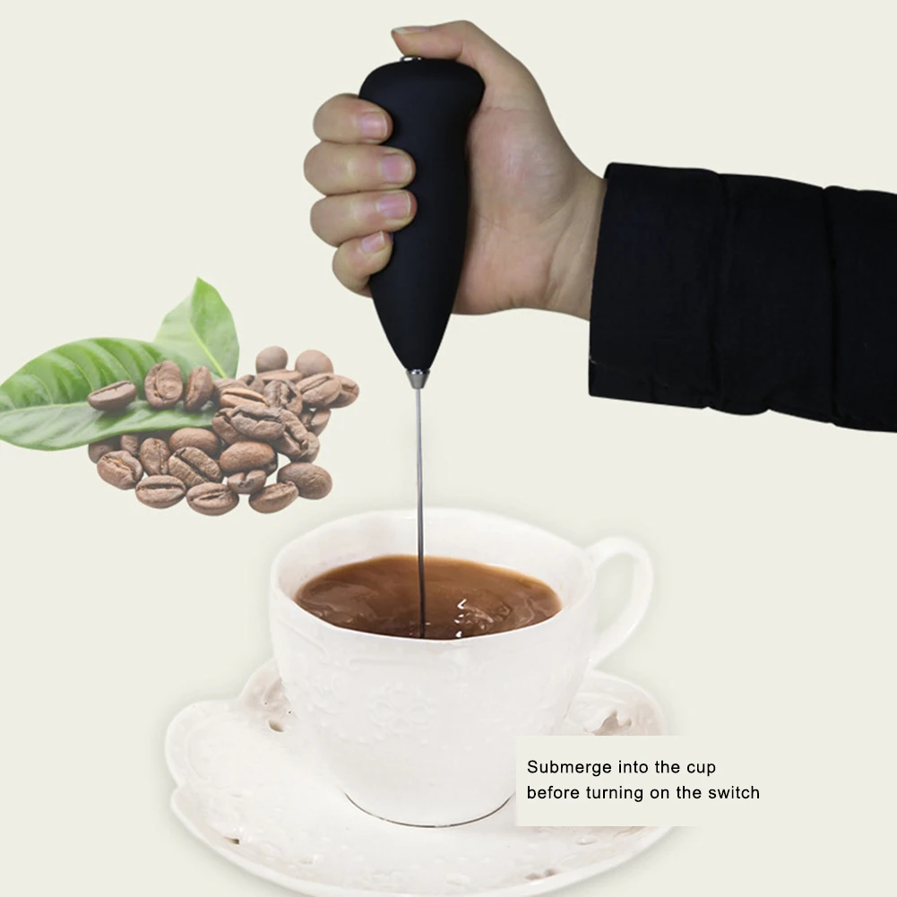 Кухонный Электрический ручной венчик миксер для кофе искусственный взбиватель