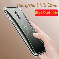 soft clear ultrathin phone case for xiaomi black shark helo blackshark blacksharkhelo 2 transparent tpu silicone slim back cover