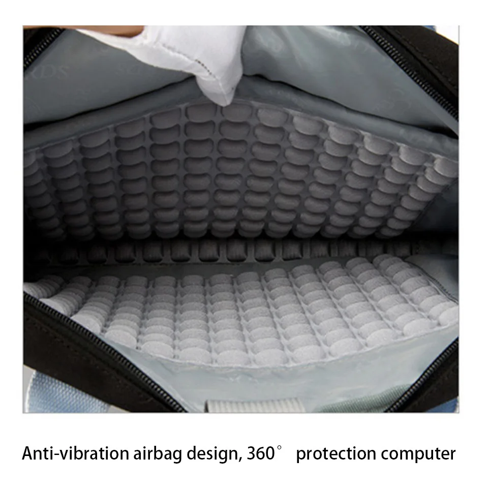 Laptop Case,15.6‘’ Laptop Shoulder Bag, Multi-functional Notebook Sleeve, Carrying Case With Strap for Macbook HP Stream Lenovo