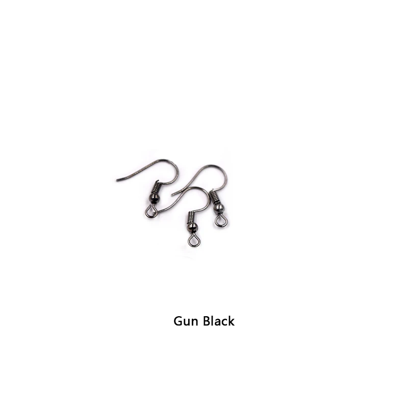 200Pcs Mixed Rose Gold Silver Black Metal Earring Hooks for Jewelry Making Diy Handmade Accessories Wholesale | Украшения и