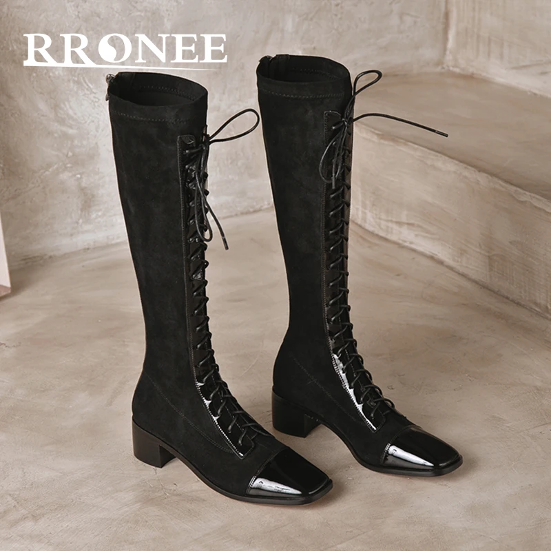 

Зимние новые модные Универсальные ботинки мартинсы Женские Британские ветрозащитные тонкие сапоги сетчатые красные рыцарские сапоги