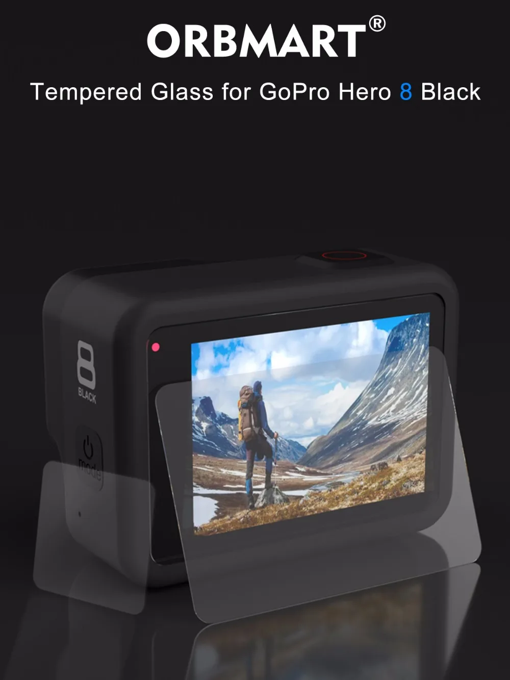 Tempered Glass Screen Protector for GoPro Hero 8 Black Lens Protection Protective Film for Gopro8 Go pro 8 Camera Accessories