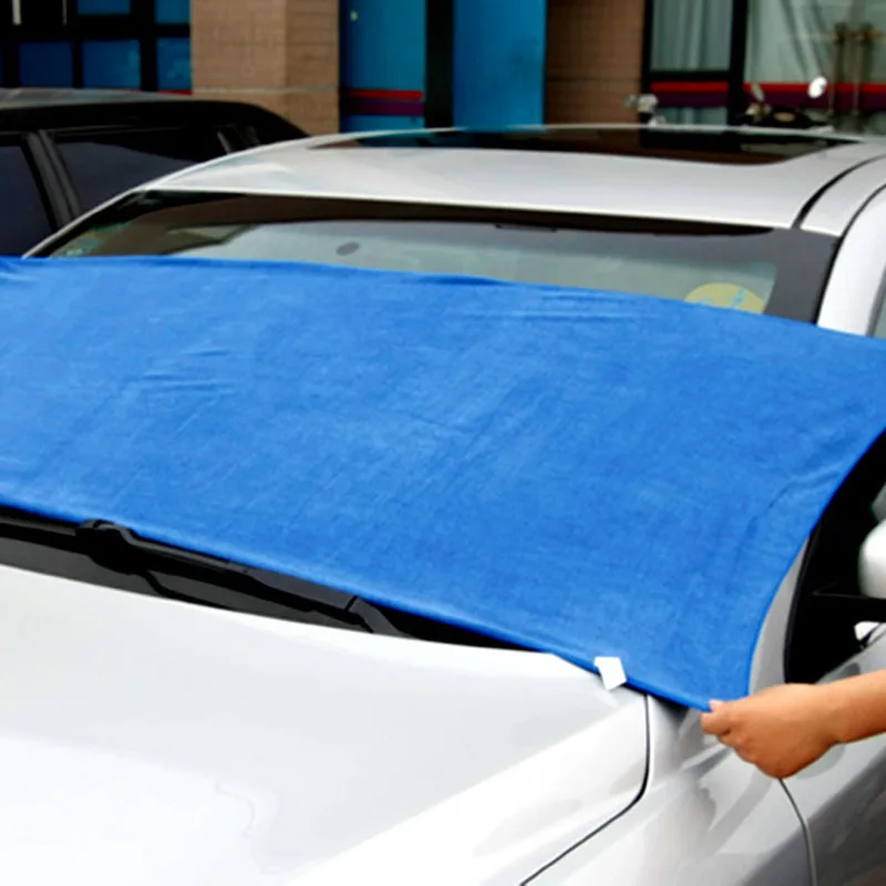 High Absorbent Soft Microfiber Cleaning Towel Car Auto Wash Dry Clean Polish Cloth Drop Home Useful 160*60 /30x70cm | Автомобили и