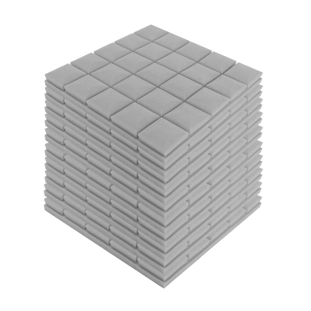 6 цветов, 500x500x50 мм, звукоизоляционная пена, акустическая пена, звукоизоляция, звукоизоляция, звукоизоляционная, для комнаты, плитка, Пенополиуретан