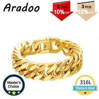 aradoo holiday gift magnetic bracelet stainless steel bracelet mens bracelet metal bracelet clasp bracelet for bracelet