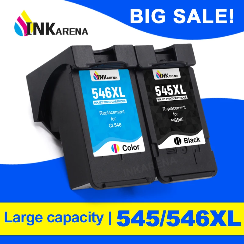 

PG545 CL546 XL Ink Cartridge Replacement for Canon PG-545 pg 545 CL-546 for Canon IP2850 MX495 MG2950 MG2550 MG2500 MG3050