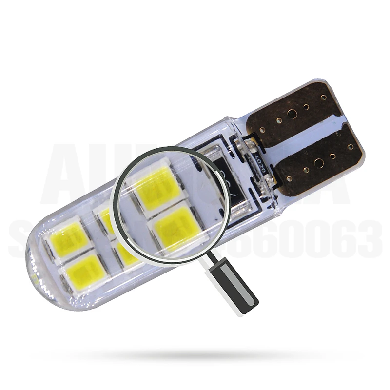 194 x яркая кварцевая T10 светодиодный W5W 2835 12SMD парковочный автомобильный клиновый