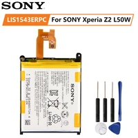 original sony battery for sony xperia z2 l50w sirius so 03 d6503 d6502 lis1543erpc 3200mah authentic phone replacement battery
