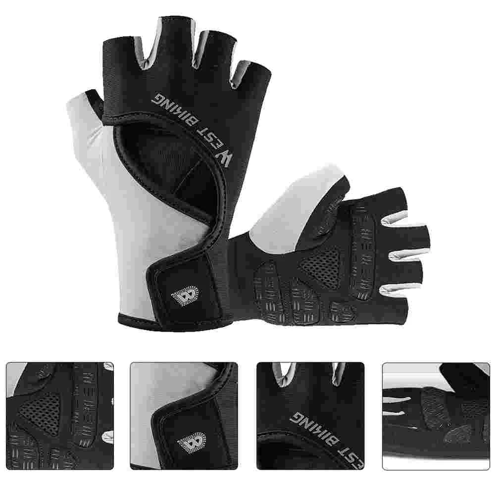 

1 Pair Half Finger Shock-absorption Non-slip for Bike Riding