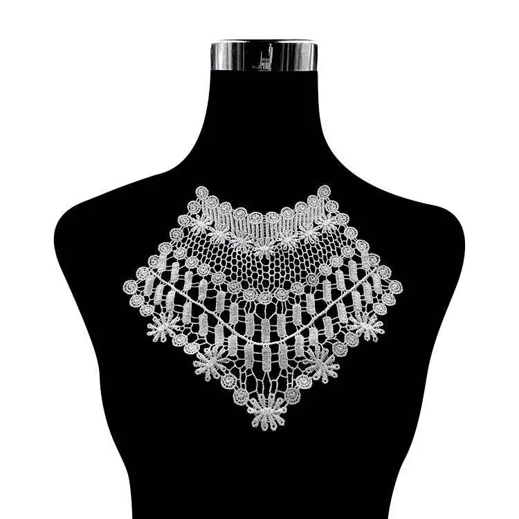 

embroidery neck collar diy fake detachable collars water-soluble women corsage three-dimensional lace accessories