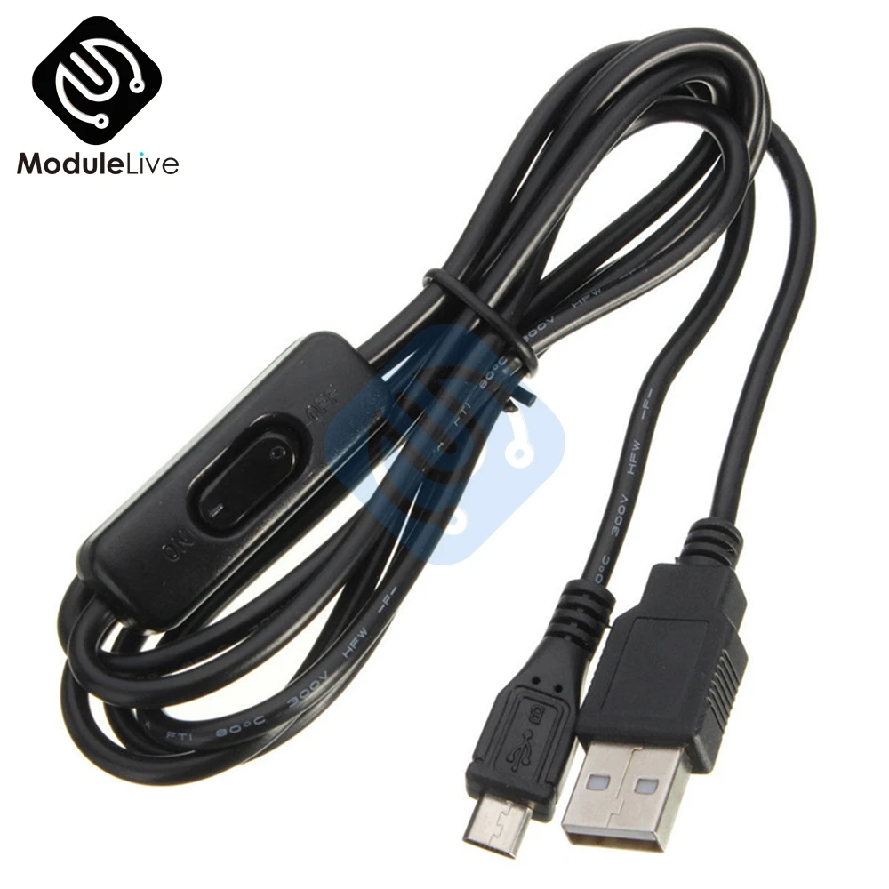 Фотокабель для зарядки Mini Cable с переключателем ВКЛ./ВЫКЛ. 1 5 м 150 см Raspberry Pi|Адаптеры