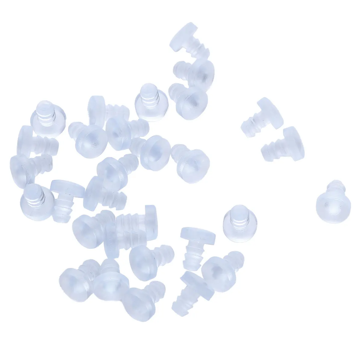 Прозрачные резиновые бамперы винты заглушки для отверстий стеклянные