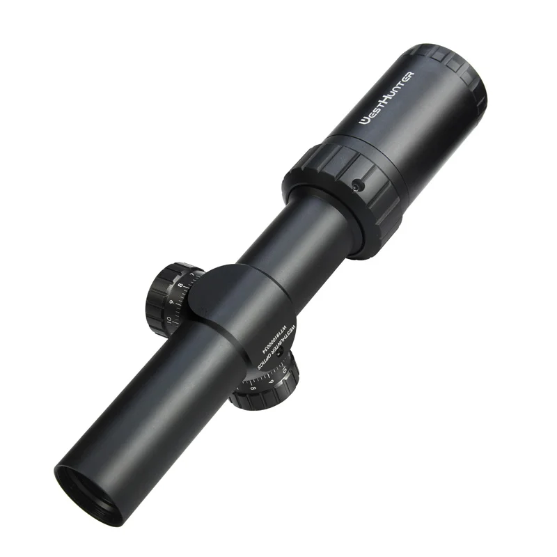WESTHUNTER 1-5X24 компактный охотничий прицел Mil Dot сетка Riflescope противоударные башенки Блокировка сброса оптических прицелов для воздушного пистолета