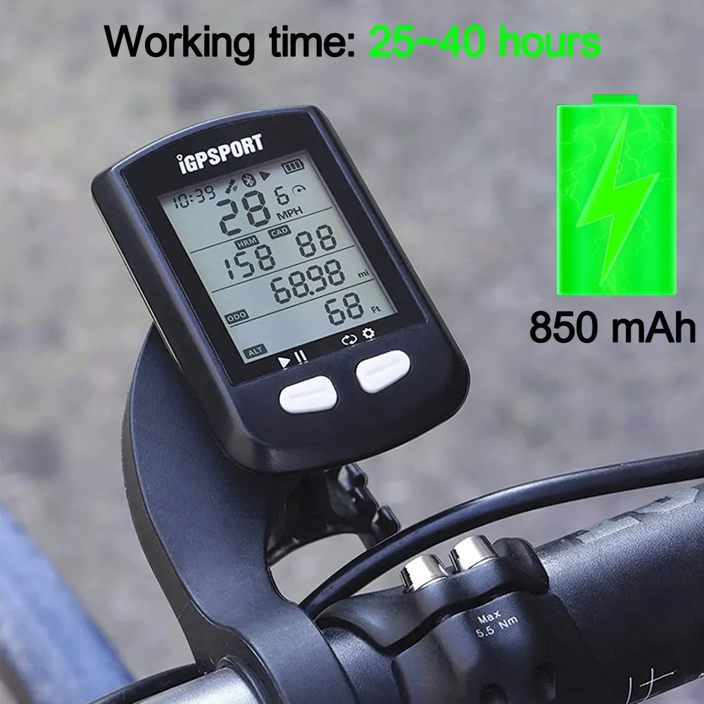 

IGPSPORT Smart Bicycle Computer Wireless Bike Speedometer Strava IGS10S Ant+ Speed Cadence Sensor Garmin Zwift Wahoo Cycling GPS