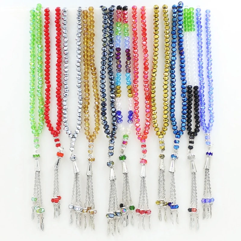 Кристальные бусины для молитв в стиле тасбих искусственные мусульманском 99