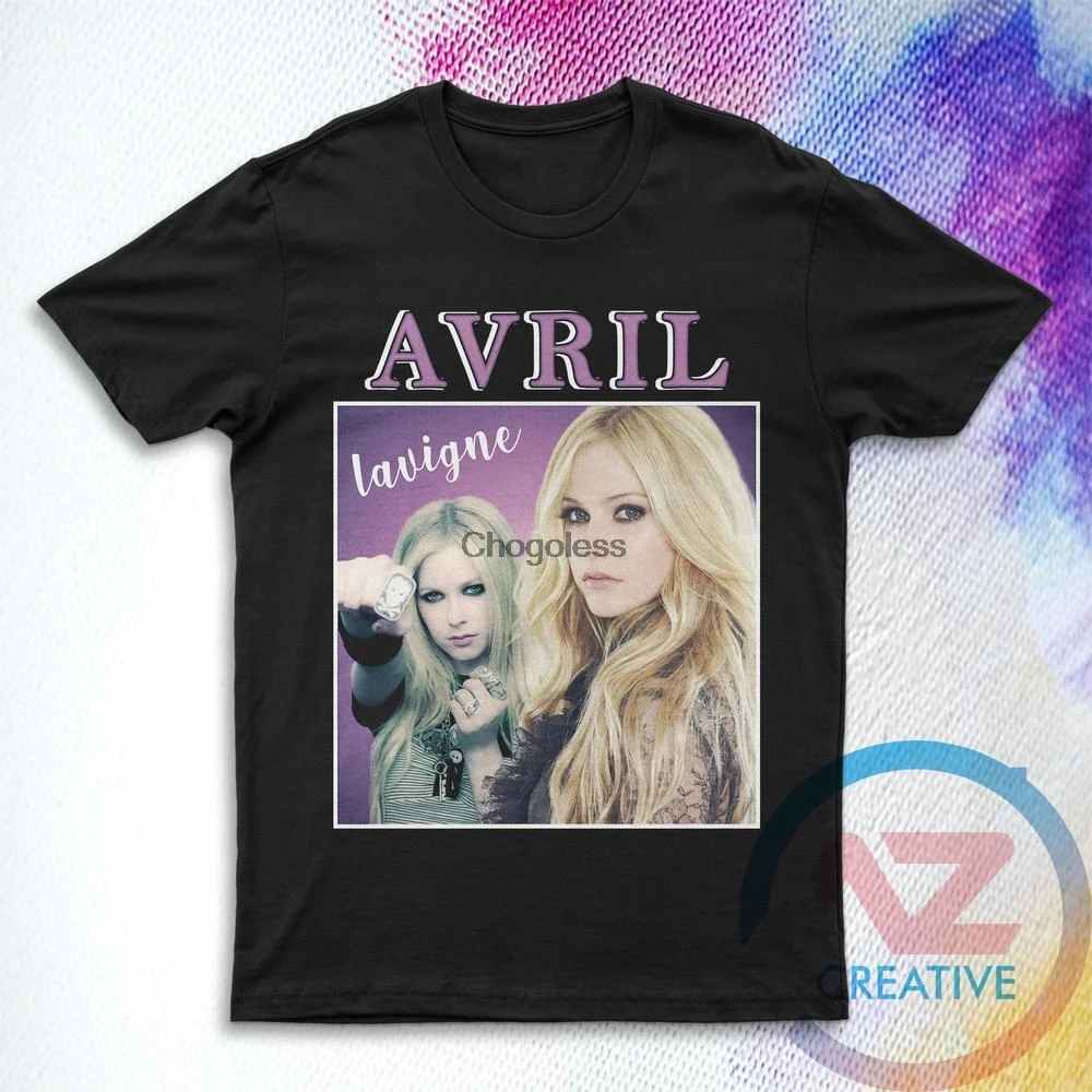 

Avril Lavigne Vintage T Shirt Homeage Style Tees Throwback tee Unisex T shirt Vintage christmas gift birthday gift