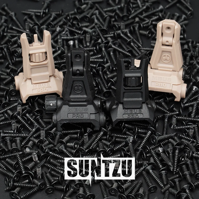 

Magpul MBUS PRO нейлоновый передний и задний прицел для игрушек, водяной гелевый шар Blaster Airsoft AEG GBB