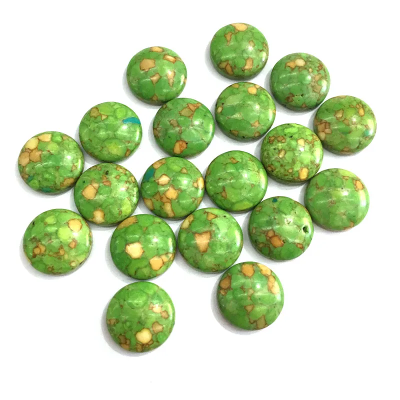 5 шт./лот круглый синий/зеленый бирюзовый кулон рейки исцеляющий натуральный