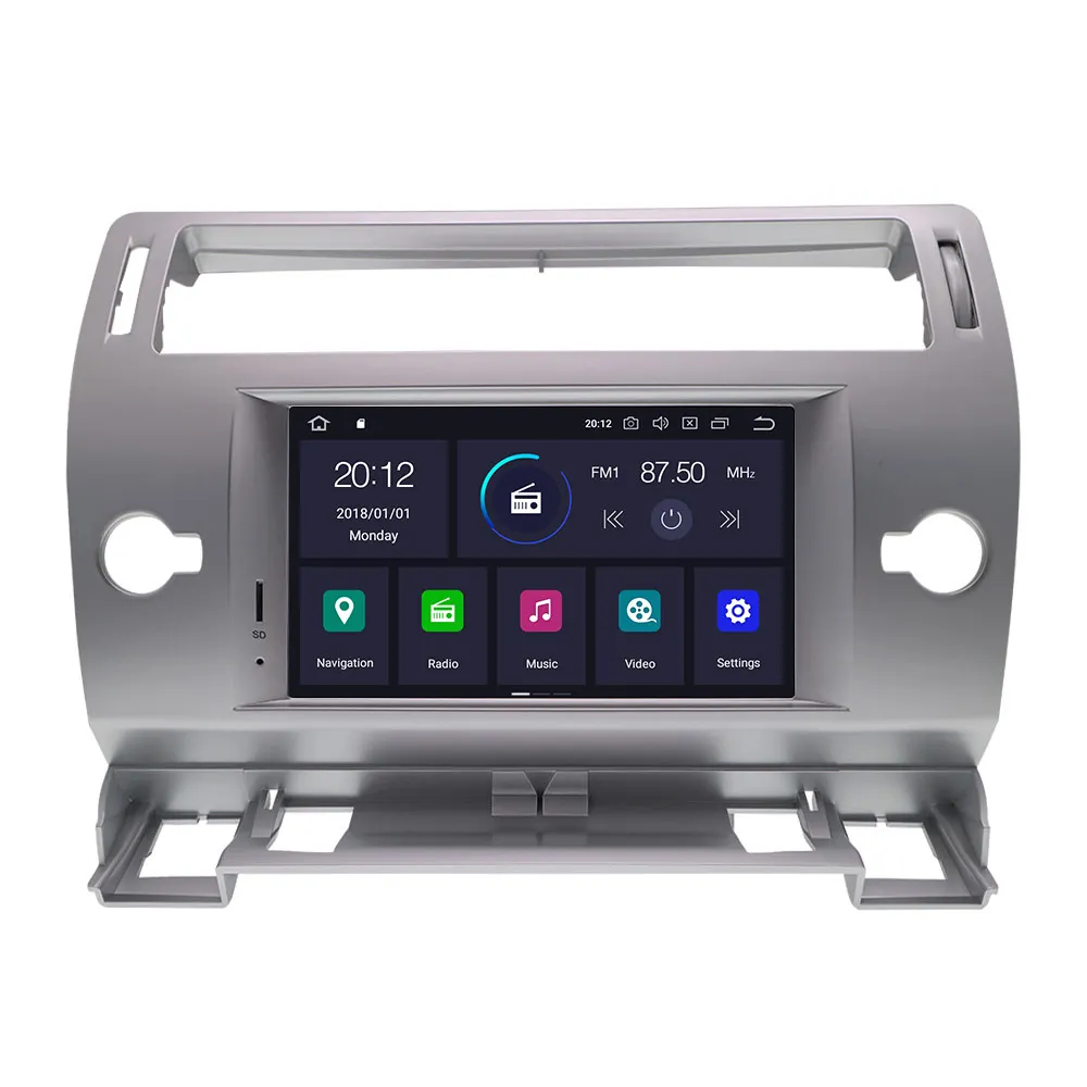 Для Citroen C4 Quatre Triumph беспроводной Carplay Android 13 автомобильный DVD-плеер мультимедийный