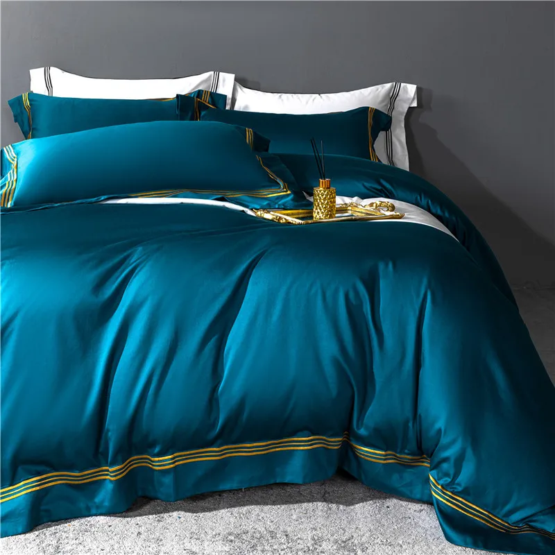 Отель класса люкс пододеяльник Постельное белье для кровати King/Queen Размеры