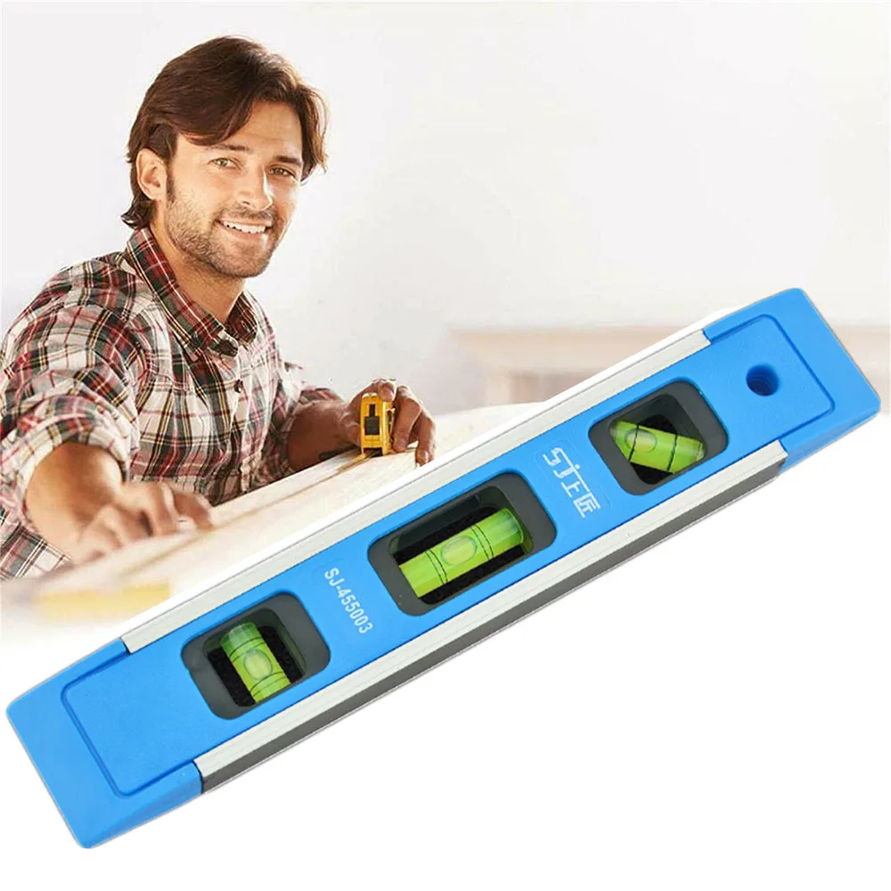 

300mm 9" Torpedo Spirit Level 3in1 Magnetic High Quality Ruler Stable MeasureLevel Measuring Tools