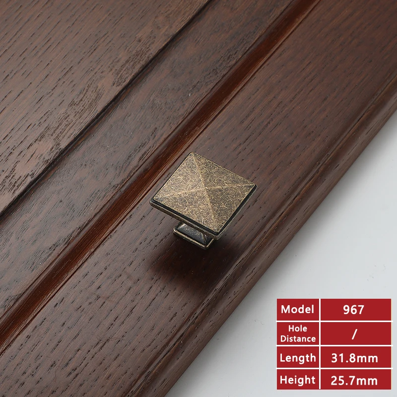 YUTOKO Ретро ручки для шкафа латунные 128 мм