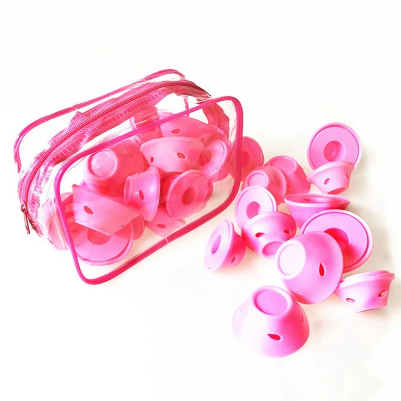 20/30/40 Pcs/set Soft Rubber Magic Hair Care Rollers Silicone Mushroom Hair Curler No Heat No Clip Hair Curling Styling DIY Tool