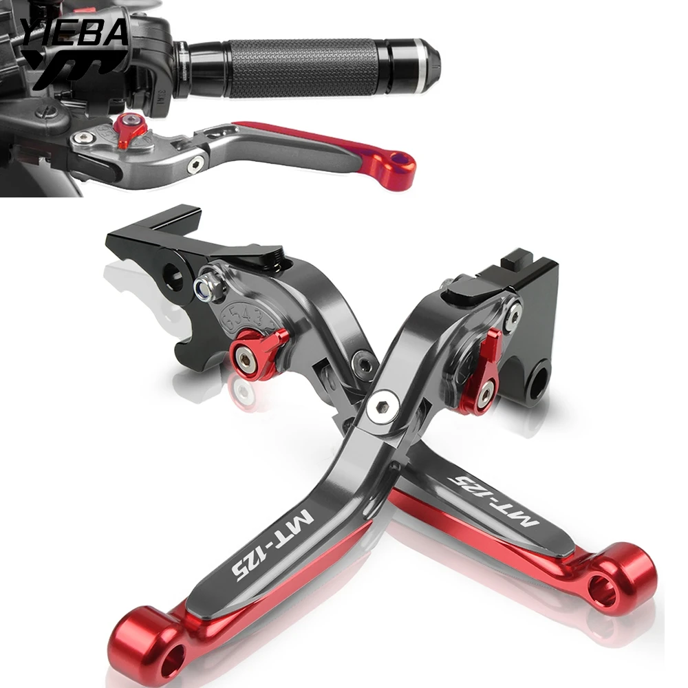 

Motorcycle CNC Brake Clutch Levers Extendable Adjustable Extendable For Yamaha MT-125 MT 125 MT 125 2014 2015 2016 2017 2018