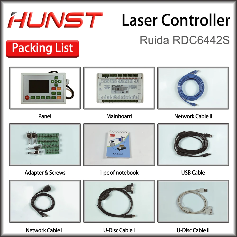 Лазерный контроллер DSP Hunst Ruida RD RDC6442S Co2 для лазерной детской платы 6445S |