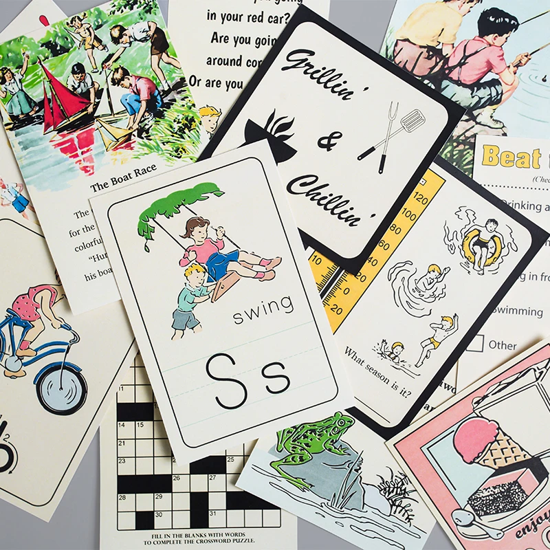 12Pcs/Bag Vintage Pastoral Children Garden Farm Card DIY Scrapbooking Album Junk Journal Planner Decorative Paper | Дом и сад