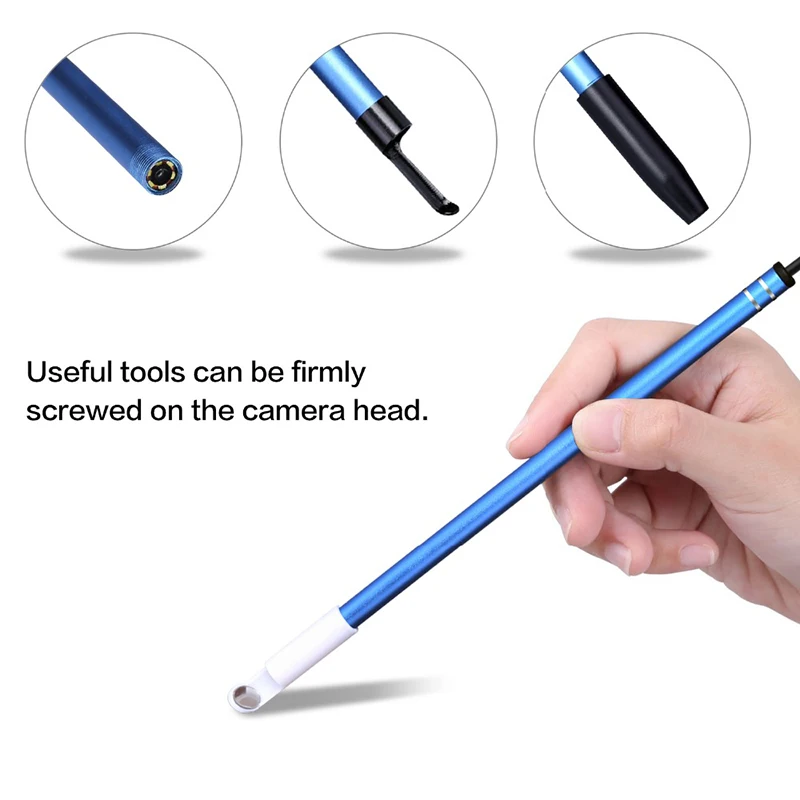 Цифровой Wi Fi Otoscope камера 5 мм беспроводной Эндоскоп для ушей визуальная очистки