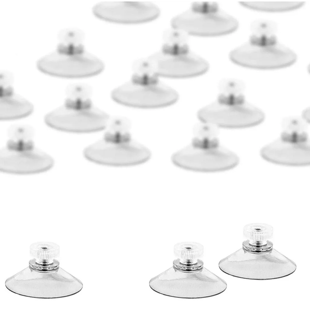 

20Pcs With M4 Thread 40mm Suction Cups With Knurled Nut Clear for Kitchen Suction cup with screw Storage Hanger Home Tools