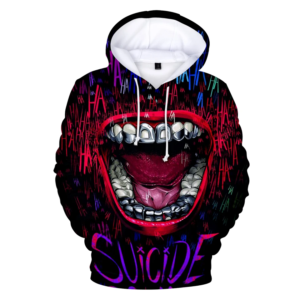 

3D sports hoodies men and women hip-hop funny autumn streetwear hooded hoodies couple wear