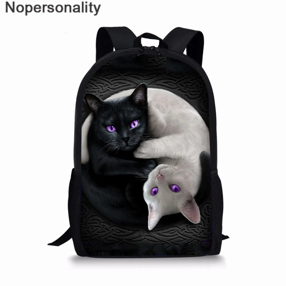Nopersonality 3 шт./компл. Cat отражение с тигровым принтом, школьный рюкзак, набор для подростков-девочек и мальчиков, крутые Высокие Школьные Для детей сумка - Цвет: L5070C