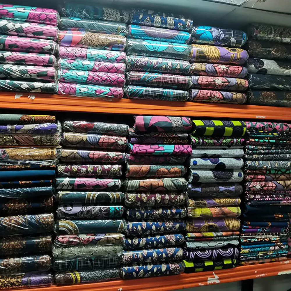 

Африканская восковая ткань, хлопок, оригинальная африканская восковая ткань с принтом Анкары, 6 ярдов, рандомный Африканский Воск для плать...