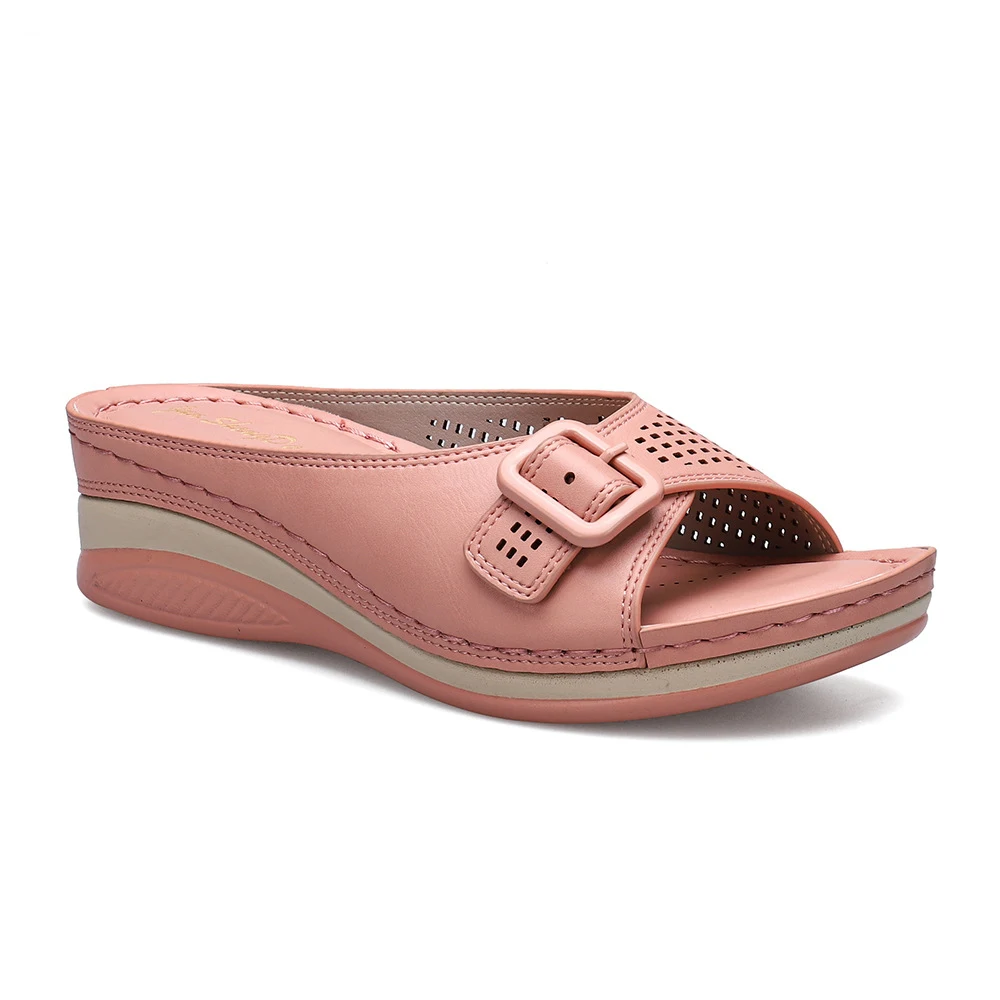 

2021 New Bohemian Platform Fashion Slippers Women Plus Size Sandals