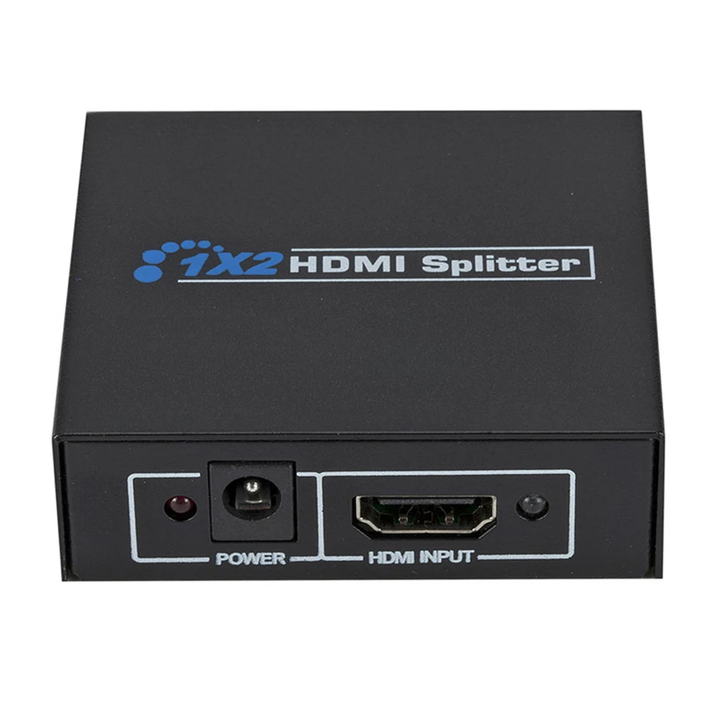 HDMI сплиттер 1 в 2 Выход HDCP с питанием 1080P для Xbox PS4 PS3 Apple TV HD ABS материал четыре