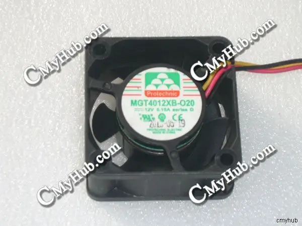 Для Protechnic Φ DC12V 0.15A 4020 4CM 40mm 40x40x20mm 3pin охлаждающий вентилятор|Кулеры и системы