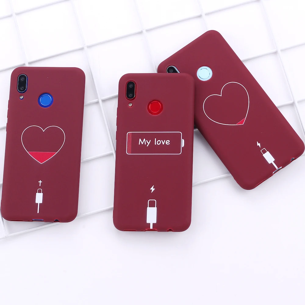 Силиконовый чехол с сердечками для Xiaomi Mi Redmi Note 5 6 7 8 9 10 lite Pro Plus | Мобильные