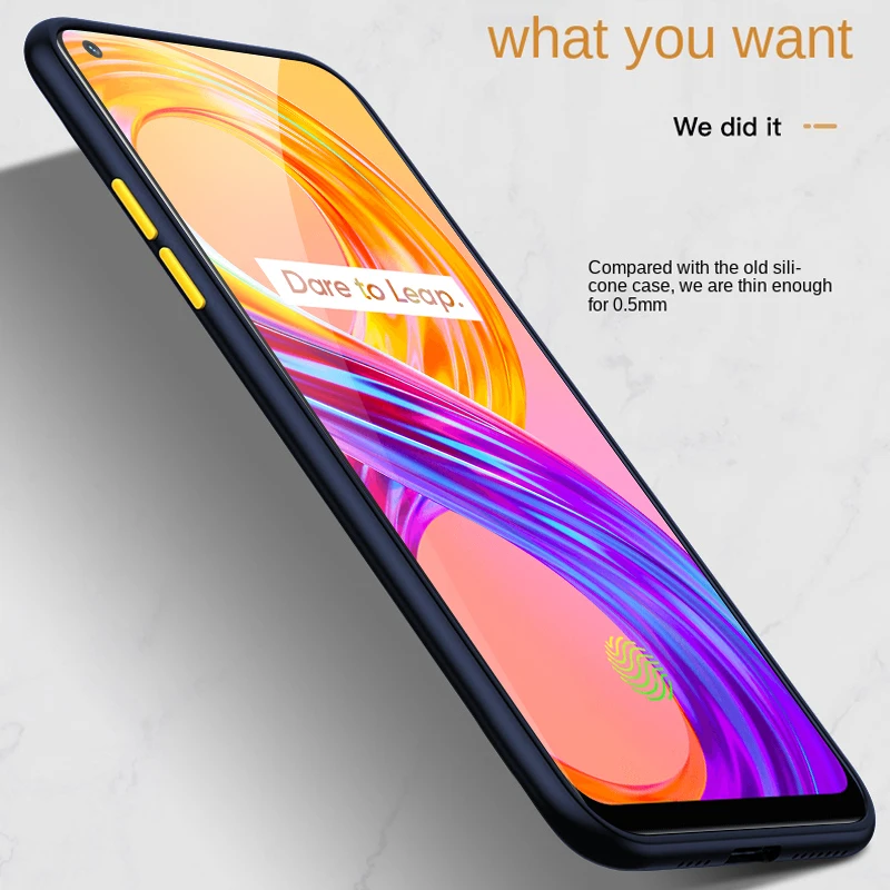 rzants for oppo realme 8 realme 8 pro case anti fingerprint soft casing 0 3mm ultra slim thin cool clear cover free global shipping