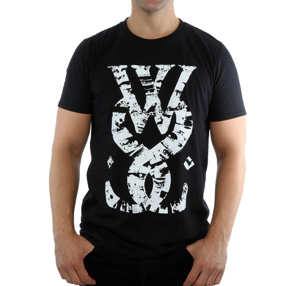 

While She Sleeps Men'S Collage Emblem T Shirt Streetwear Funny Print Clothing Hip Tope Mans T Shirt Tops Tees 034091