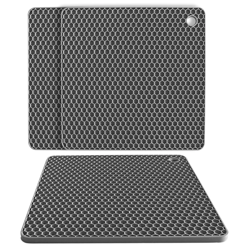 

4pcs Multifunctional Silicone Coasters Heat Insulation Pot Holder Drink Cup Table Placemats Home Kitchen Restaurant Ornament