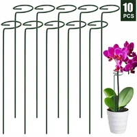 10pcs plastic plant supports flower stand reusable protection fixing tool gardening supplies for vegetable tomato holder bracket