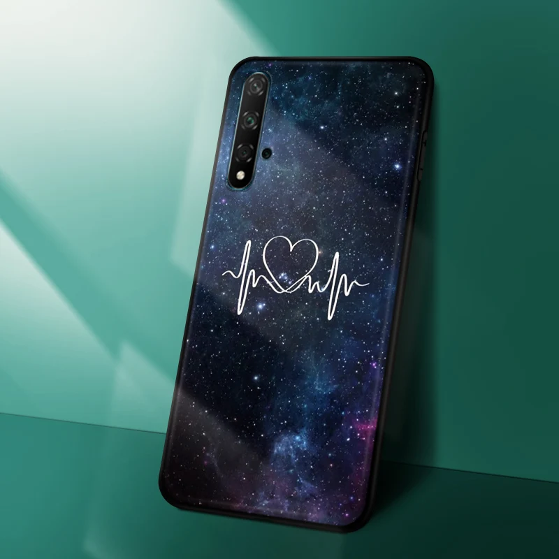 Чехол для Honor 20 Pro Силиконовые мягкие черные матовые чехлы из ТПУ Huawei View Lite 20S