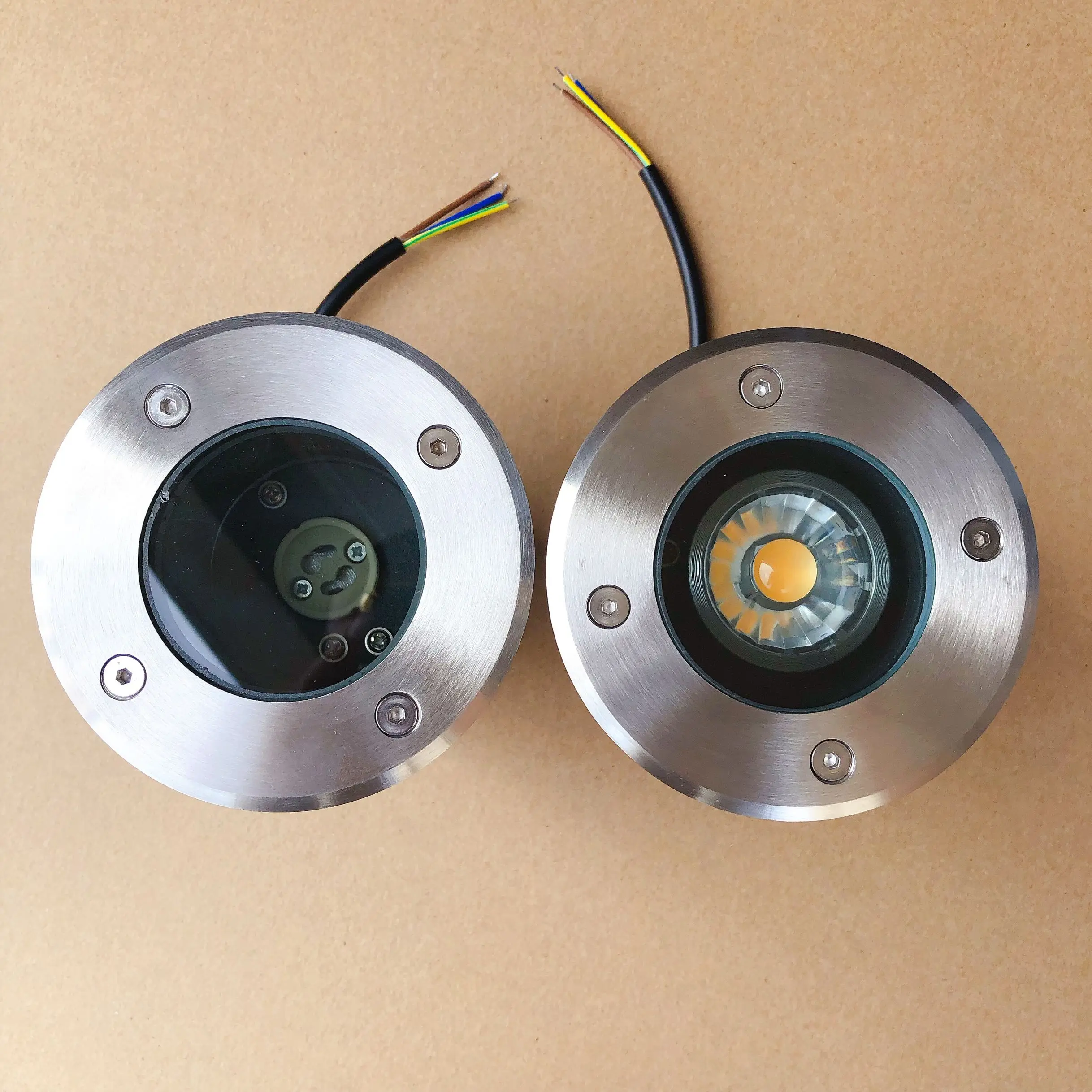 Светодиодный подземный светильник 7 Вт напольный COB с регулируемой яркостью 85-265 в