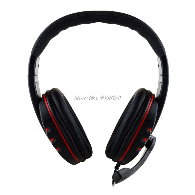 Игровая гарнитура 3 5 мм наушники с микрофоном и регулятором громкости для Sony PS4