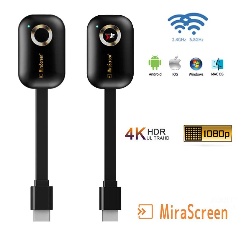 Miracast G9 tv stick HDMI Беспроводной IOS и Android 4K 5G mirascreen приемник Wi Fi модем зеркало Экран