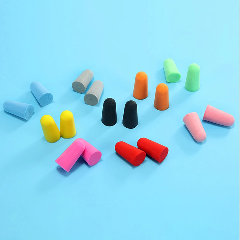 

10 Pair Ear Plugs For Sleeping Noise Cancelling Disposable 30NRR Foam Ear Protectors for Study Work Snoring Sawing Drilling