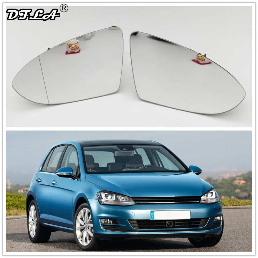 Зеркальное стекло для VW Golf 7 MK7 2013 2014 2015 2016 2017 2018 автомобильное Стайлинг